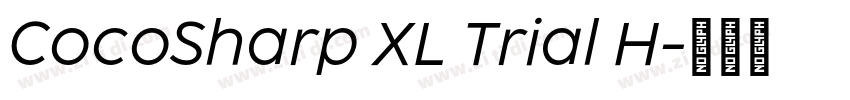 CocoSharp XL Trial H字体转换